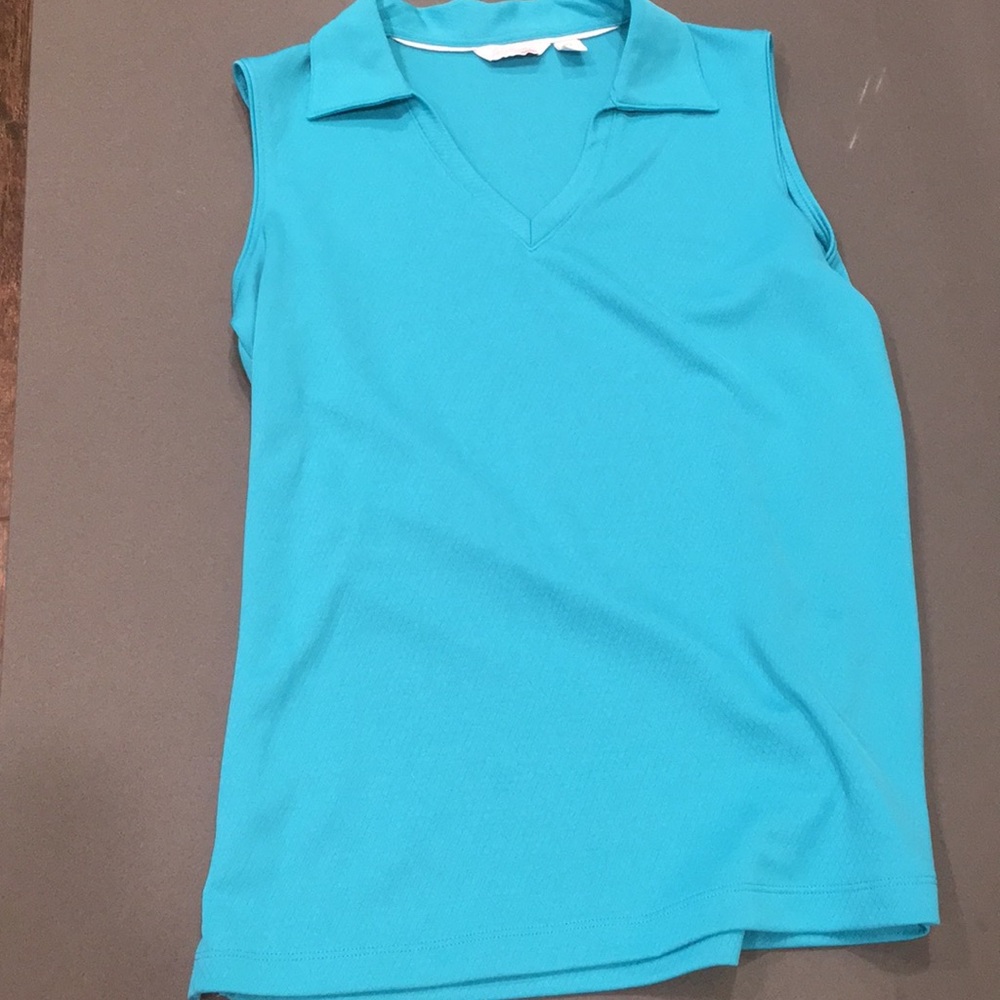 Teal golf tank